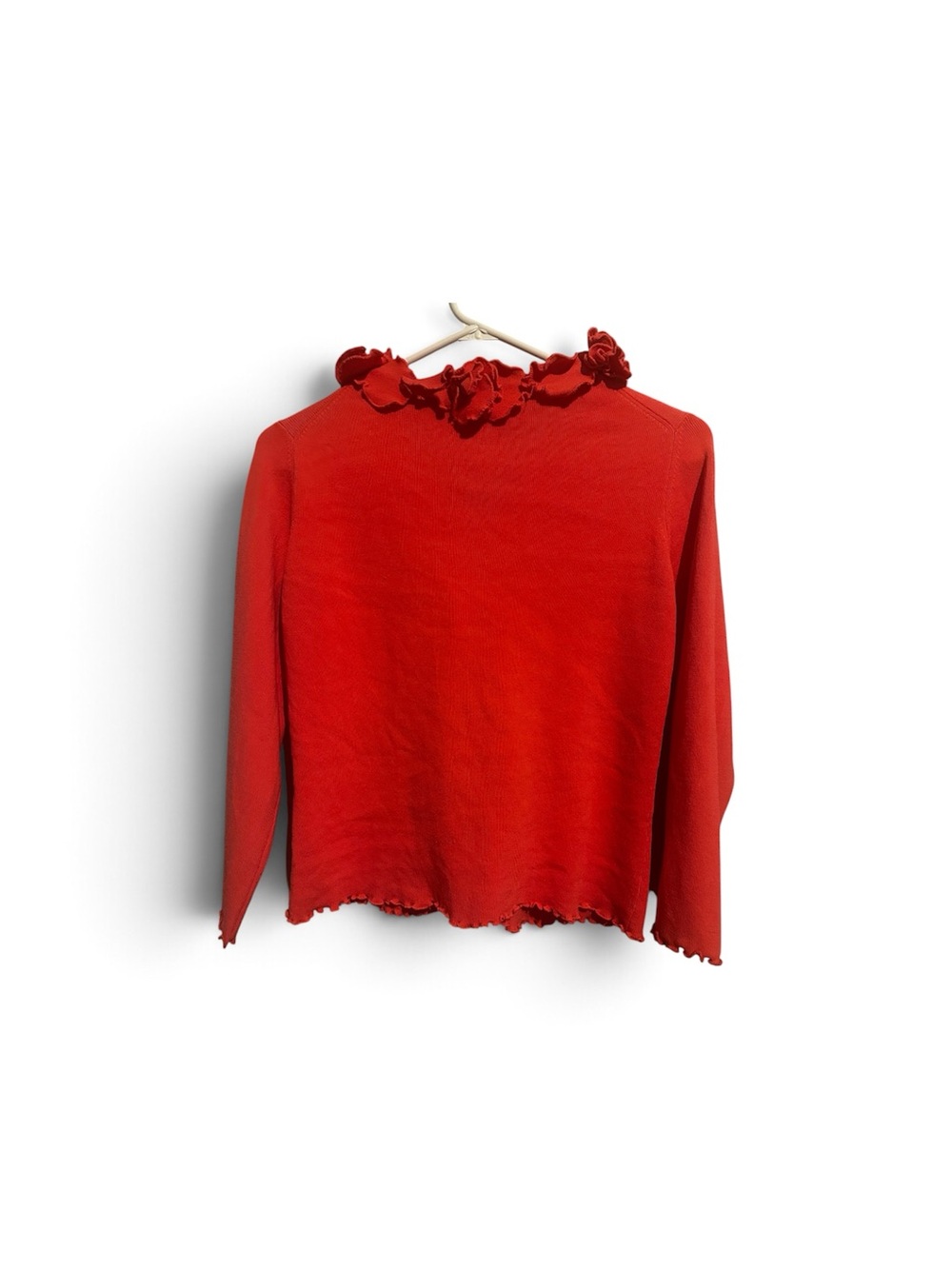 Grace Dane Lewis Ruffle-Trim Cardigan - Picture 2 of 3